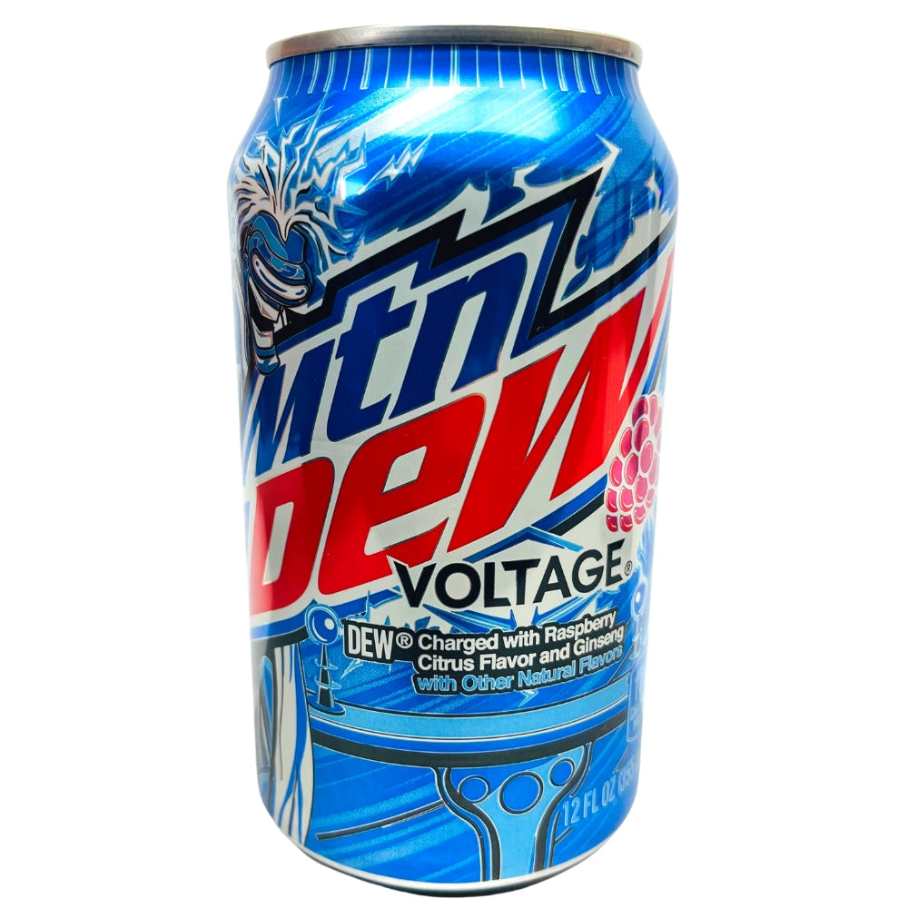 Mountain Dew Voltage Raspberry Citrus Flavor with Jinseng 12oz Can