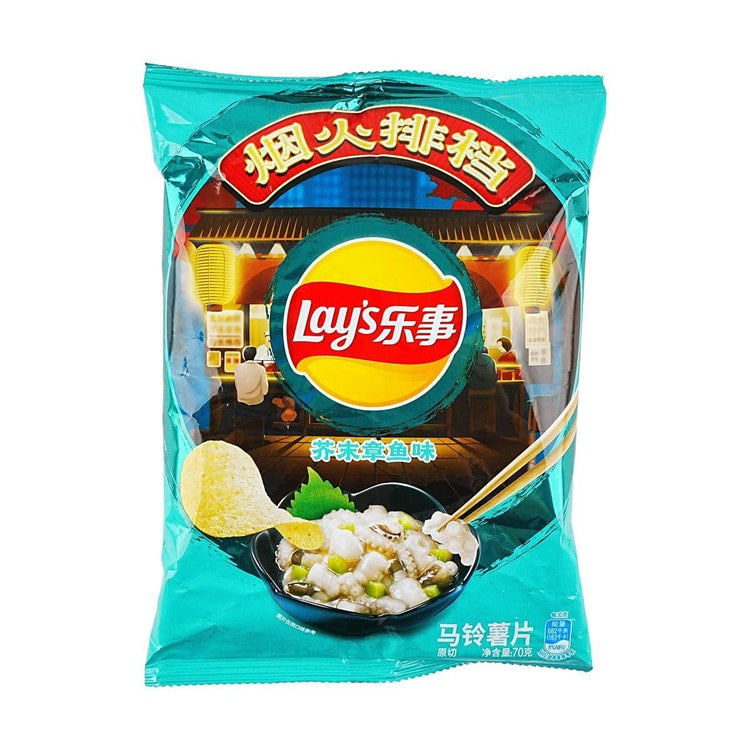 Lays Wasabi Octopus Flavor - China