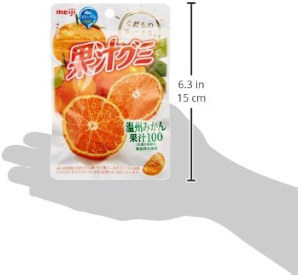 Meiji Orange Juice Gummies - Japan