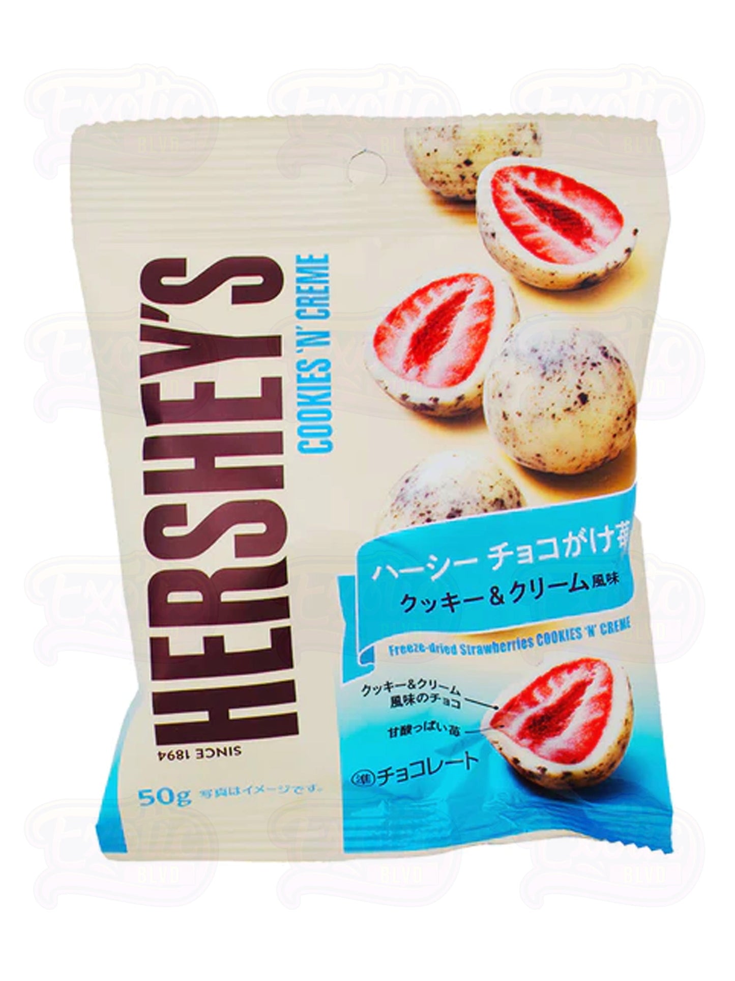 Hershey’s Cookies ‘n’ Creme Freeze Dried Strawberry 50g - Japan