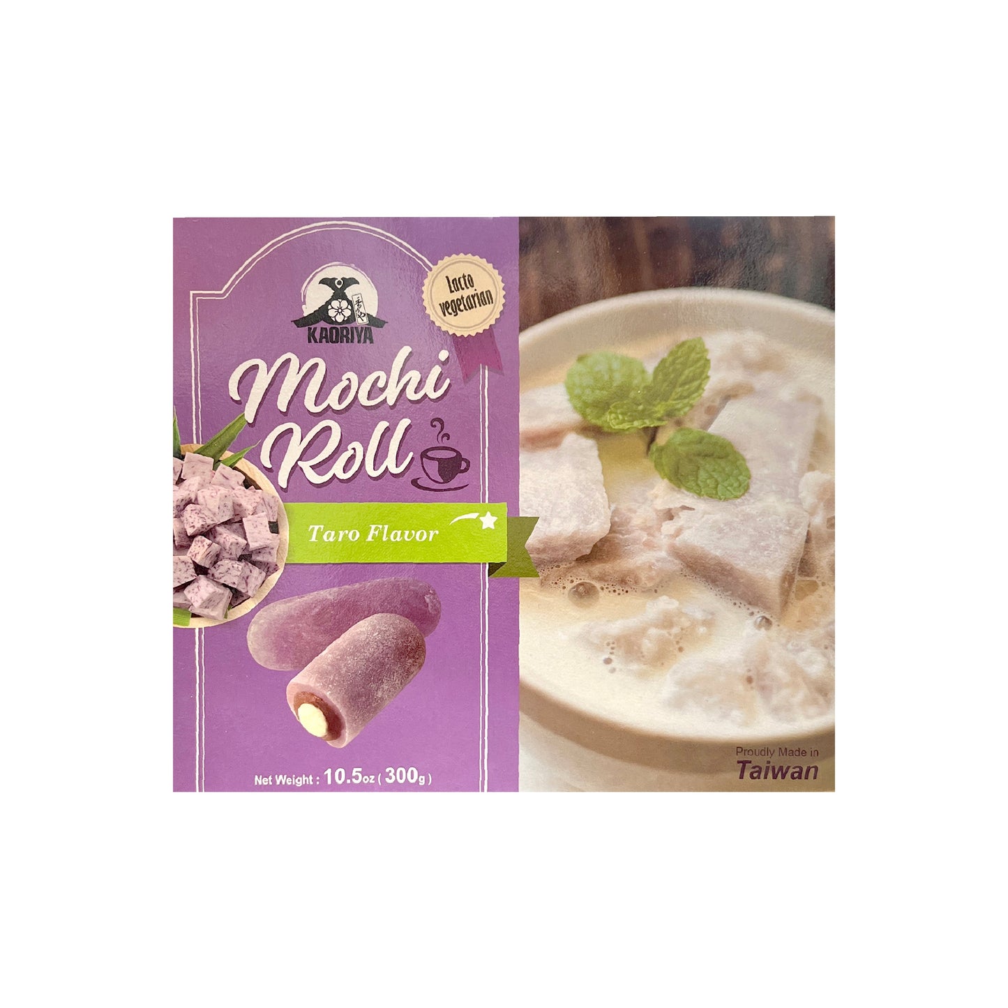 Kaoriya Mochi Roll Taro Flavor 300g - Taiwan