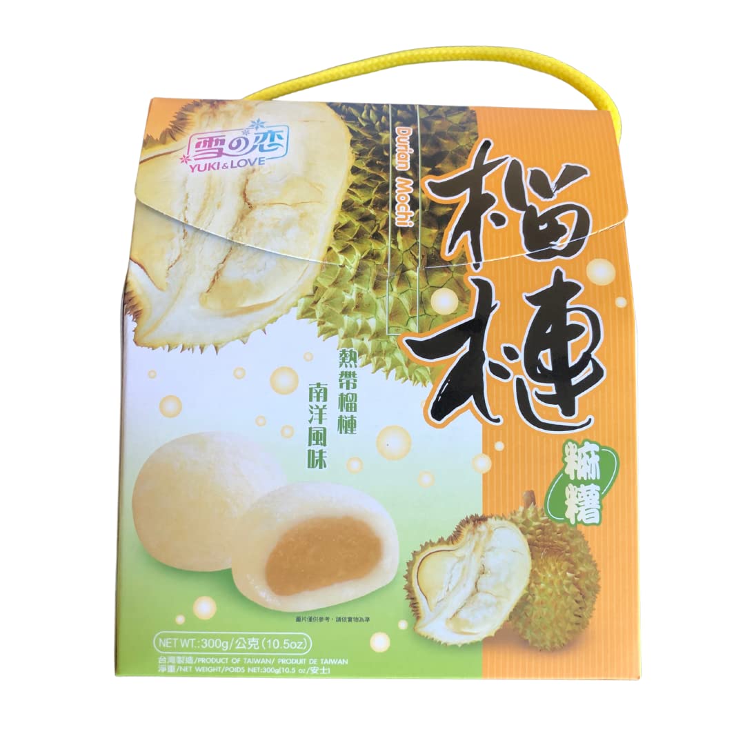 Yuki&Love Durian Mochi 300g - Taiwan