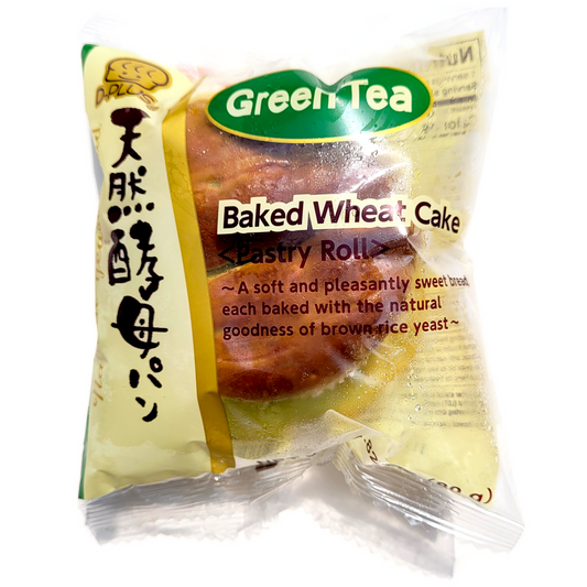 D-Plus Baked Wheat Cake Green tea Flavor - Japan