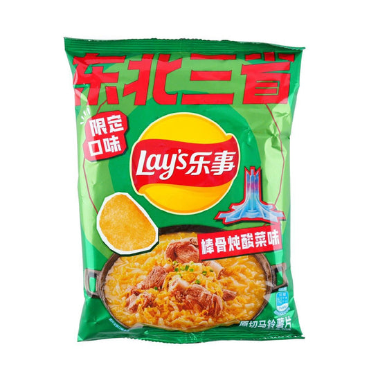 Lays Northeast Bone Stew with Sour Cabbage Flavor - China