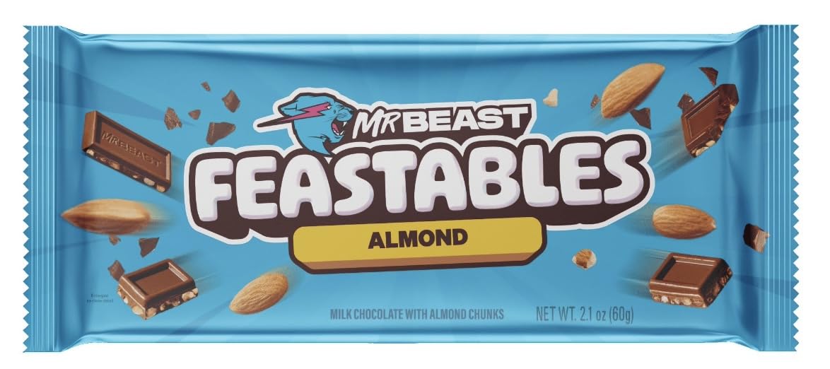 Mr. Beast Feastables Almond Bar 60g