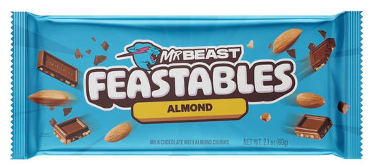 Mr. Beast Feastables Almond Bar 60g