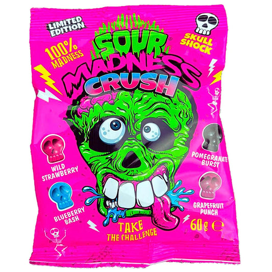 Sour Madness Crush Skull Hard Candy - United Kingdom