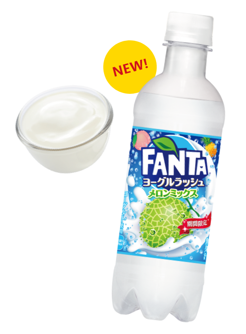 Fanta Yogurt Melon Flavor 380 mL - Japan