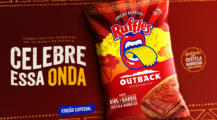 Ruffles Outback Steakhouse Flavor 65g - Brazil