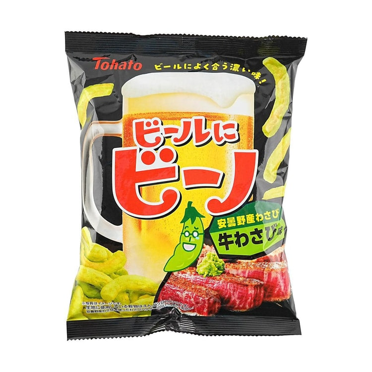 Tohato Beer Ni Bino Beef Wasabi Flavor - Japan