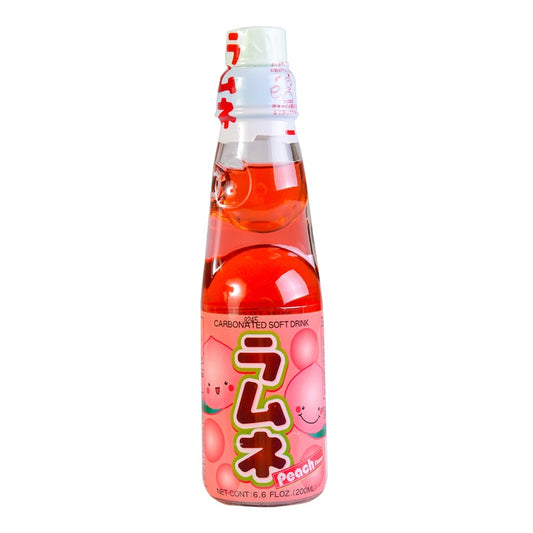 Hata Ramune Peach Soda 200mL - Japan