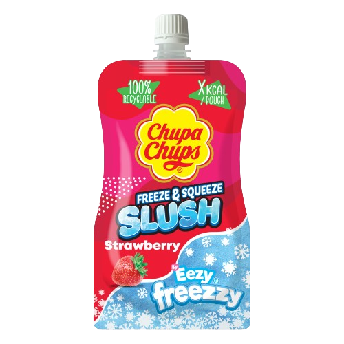 Chupa Chups Freeze&Squeeze Slush Strawberry Flavor - Germany