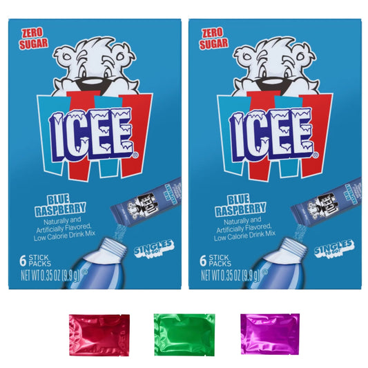 Icee Sour Powder Candy Flavors - Mexico