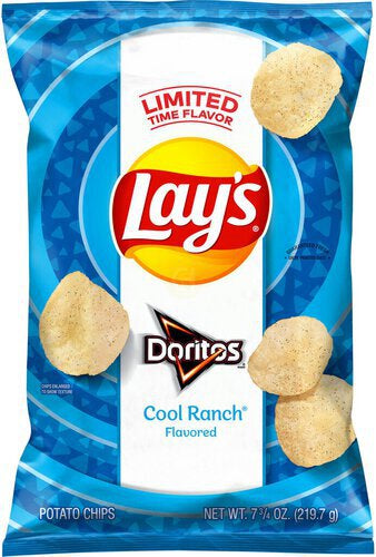 Lay's Potato Chips Doritos Cool Ranch Flavored