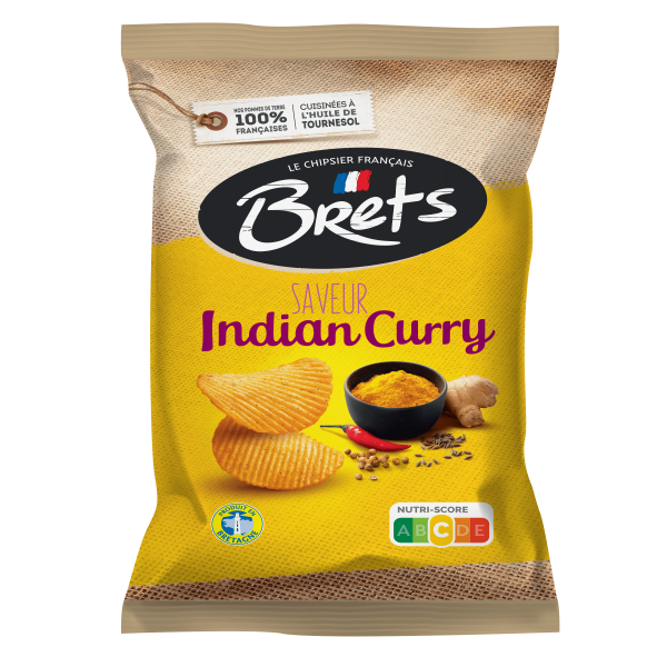 Brets Chips Indian Curry - France