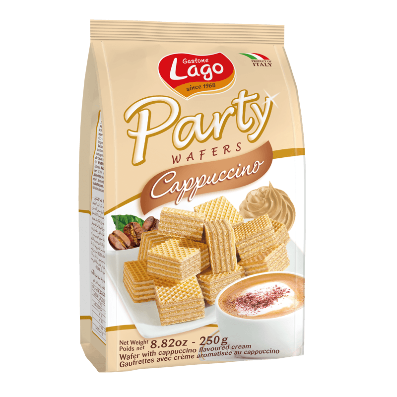 Gastone Lago Party Cappuccino Wafers - Italy