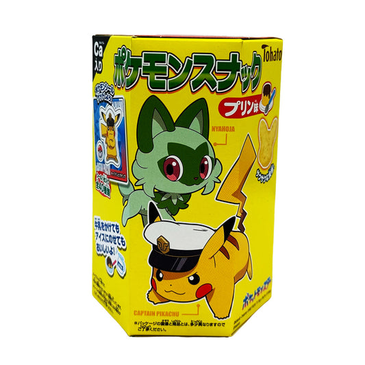 Tohato Pokemon Puff Snack 
Pudding Flavor 0.80z