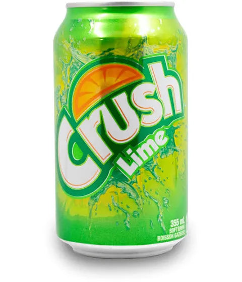 Crush Lime Soda 330ml Can - Canada