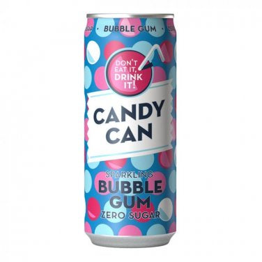 Candy Can BUBBLE GUM Zero Sugar Can (330ml) British mini market - Britain