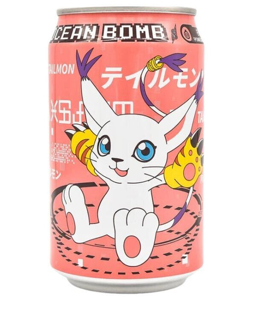 Ocean Bomb, DIGIMON SERIES, Sparkling Water, Limited Edition, pomegranate