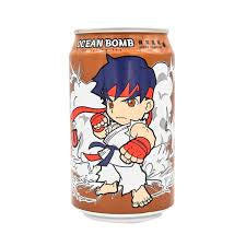 Ocean Bomb Street Fighter Ryu Apple Sparkling Tea Flavor Apple