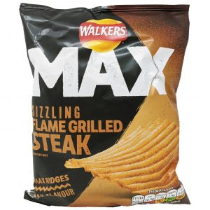 Walkers/Lay's Max Sizzling Flame Grilled Steak - 50g - (UK)