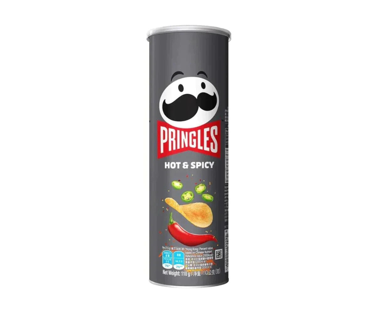 Can of Pringles Hot & Spicy Flavored Chips 110g Each, Limited Time! - China