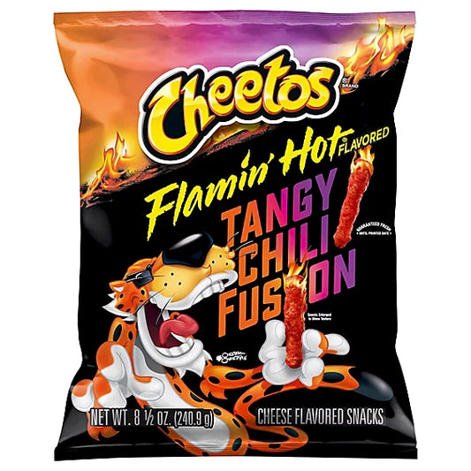 Cheetos Flamin’ Hot Tangy Chili Fusion Flavored