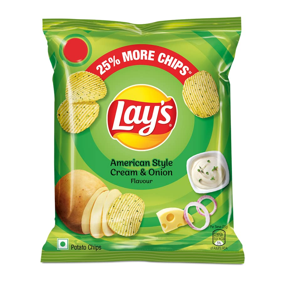 Lays American Cream & Onion - India