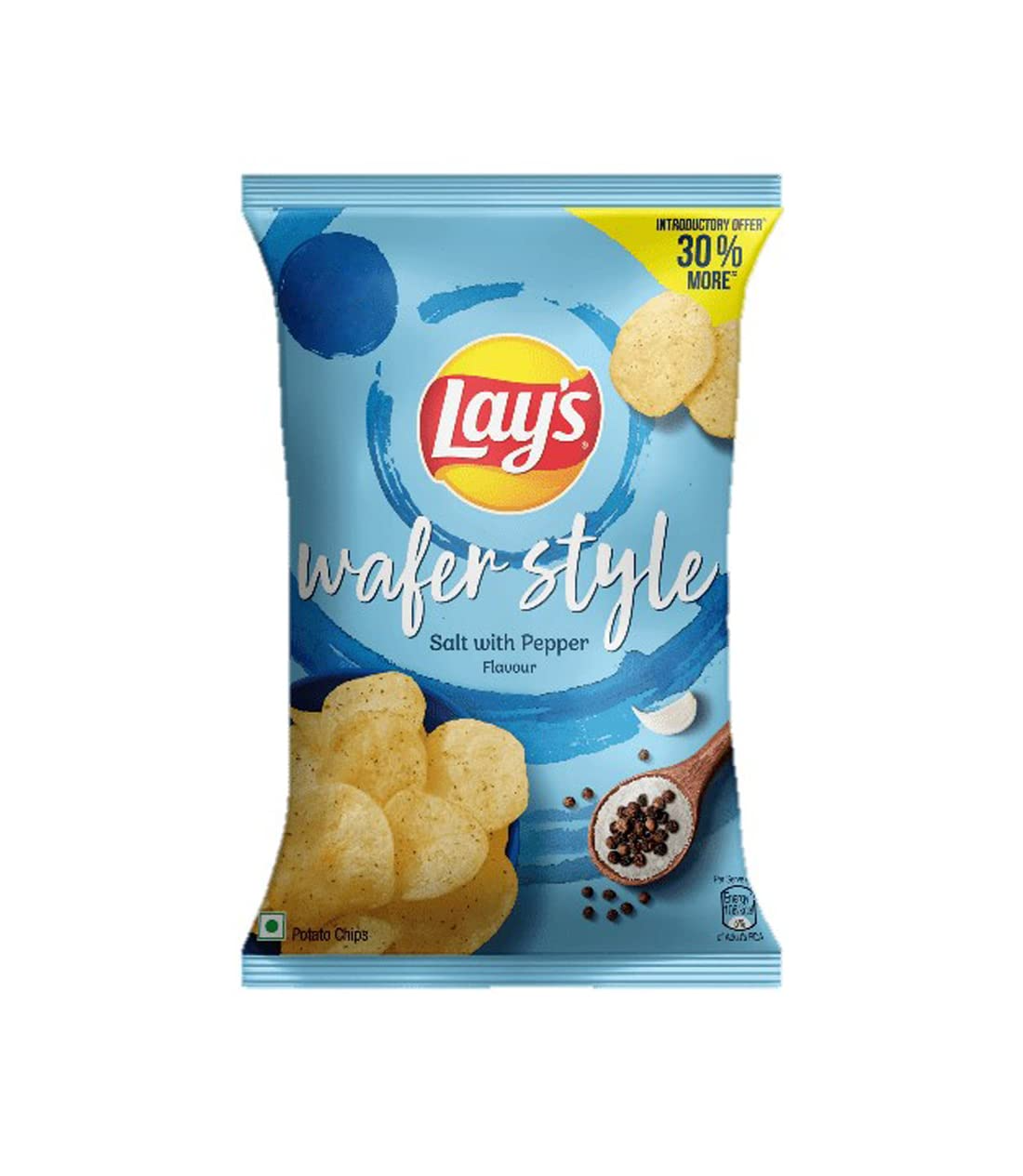 Lays Wafer Style Salt With Pepper - India