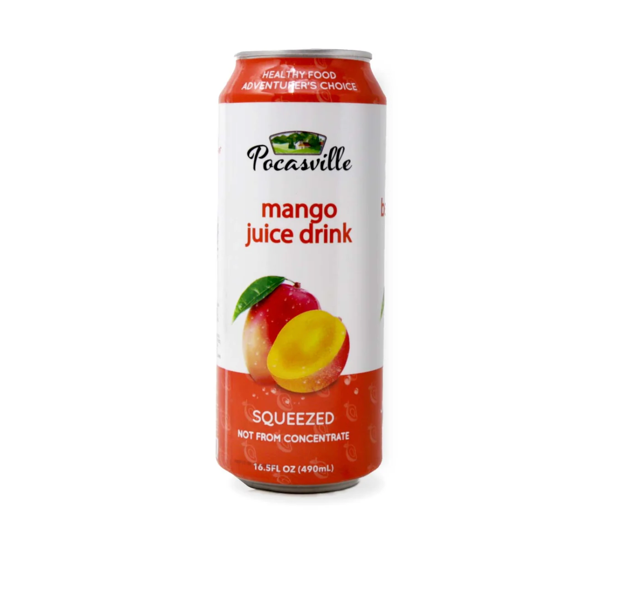 Pocasville Fruit Juices, Mango, 16.5 Fluid Ounce