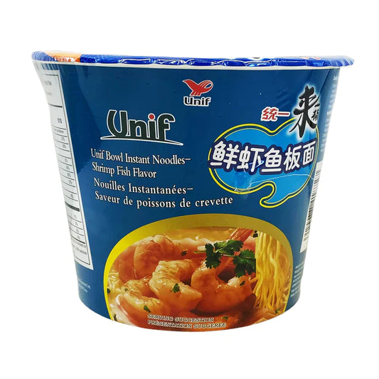 Unif Bowl Instant Noodles - Shrimp Fish Flavor