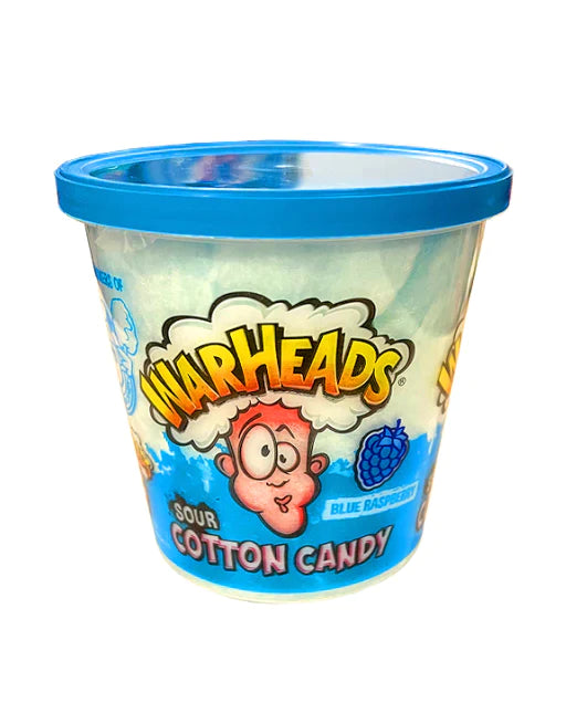 Warheads Blue Rasberry Cotton Candy