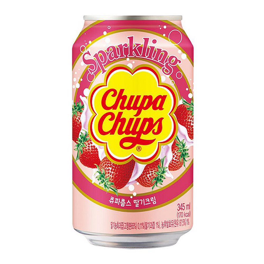 Chupa Chup Sparkling Strawberry & Cream Soda