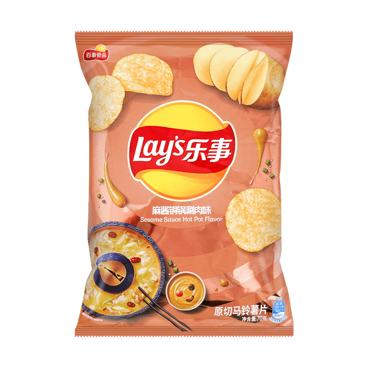 Lays Sesame Sauce Hot Pot Flavor