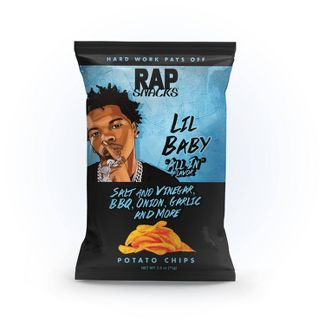 Rap Snacks Lil Baby Salt And Vinegar BBQ, Onion, Garlic And More