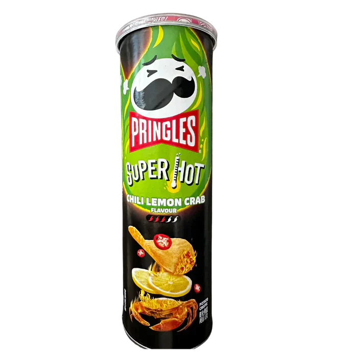 Pringles Super Hot Chili Lemon Crab