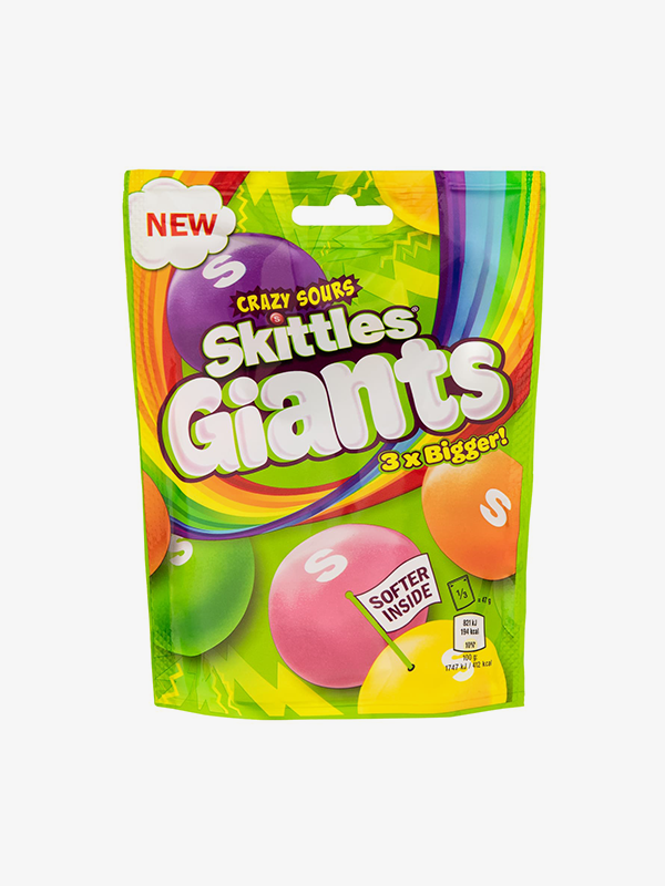 Skittles Giants Crazy Sours