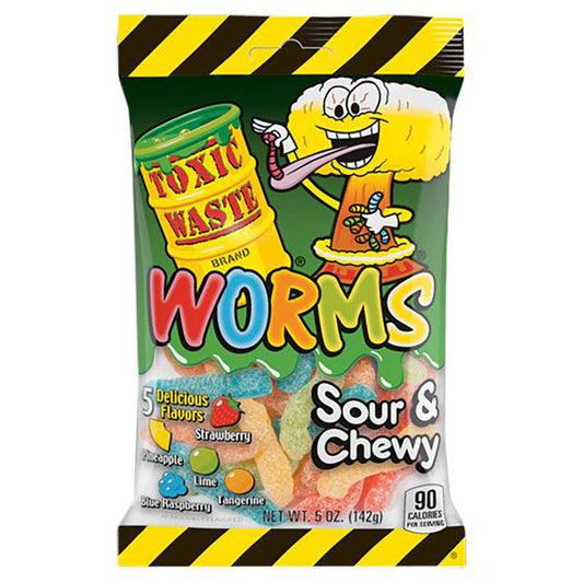 Toxic Waste Worms Sour&Chewy