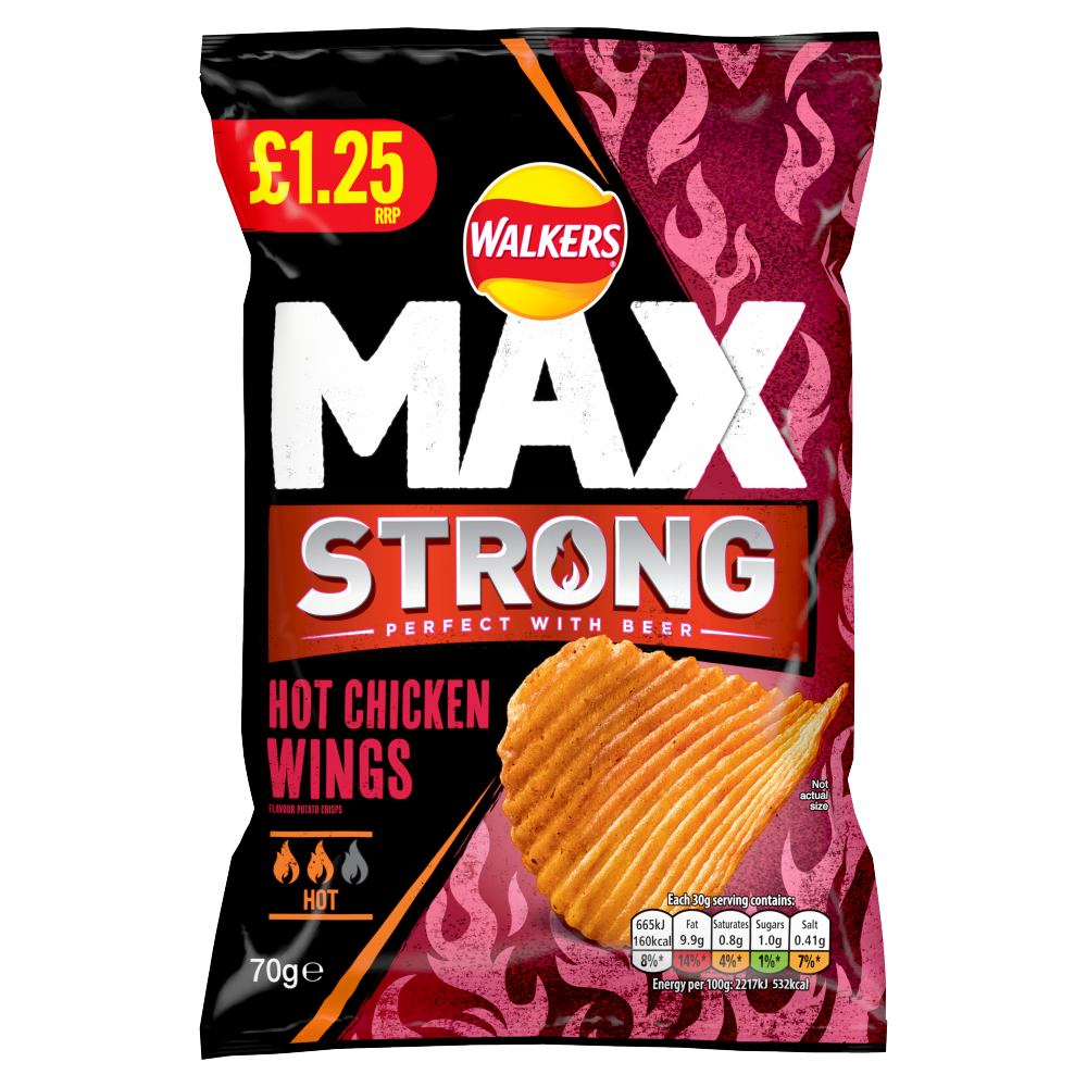 Walkers Max Strong Hot Chicken Wings