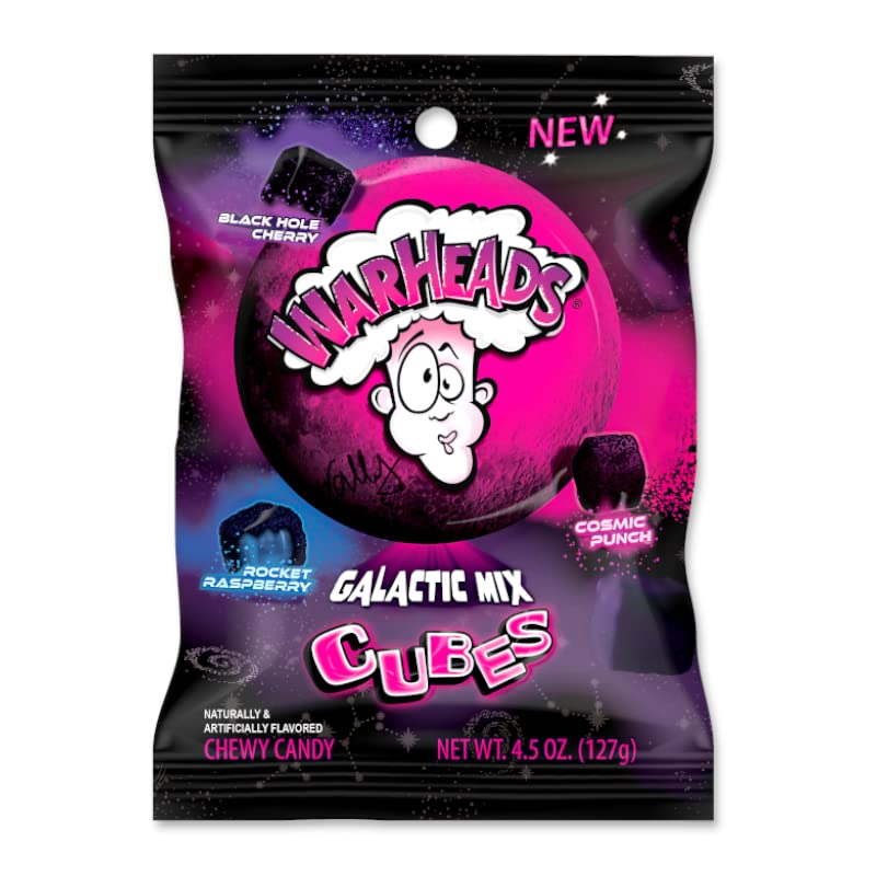 Warheads Galatic Mix Cubes in